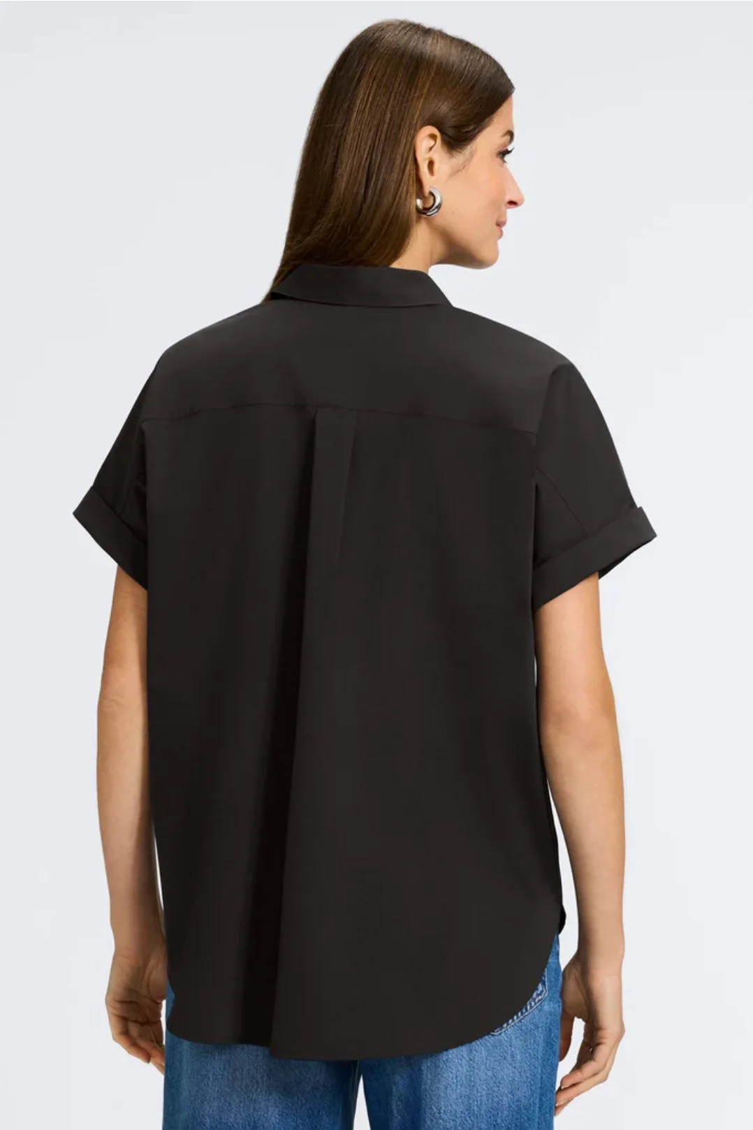 Abigail No Iron Stretch Short Sleeve Shirt - Two Colors - Image 4