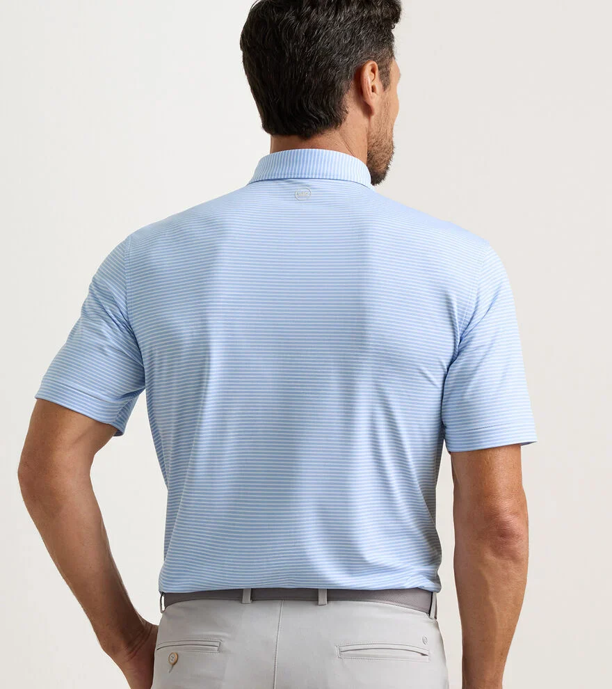 Bolt Performance Jersey Polo by Peter Millar - White - Image 3