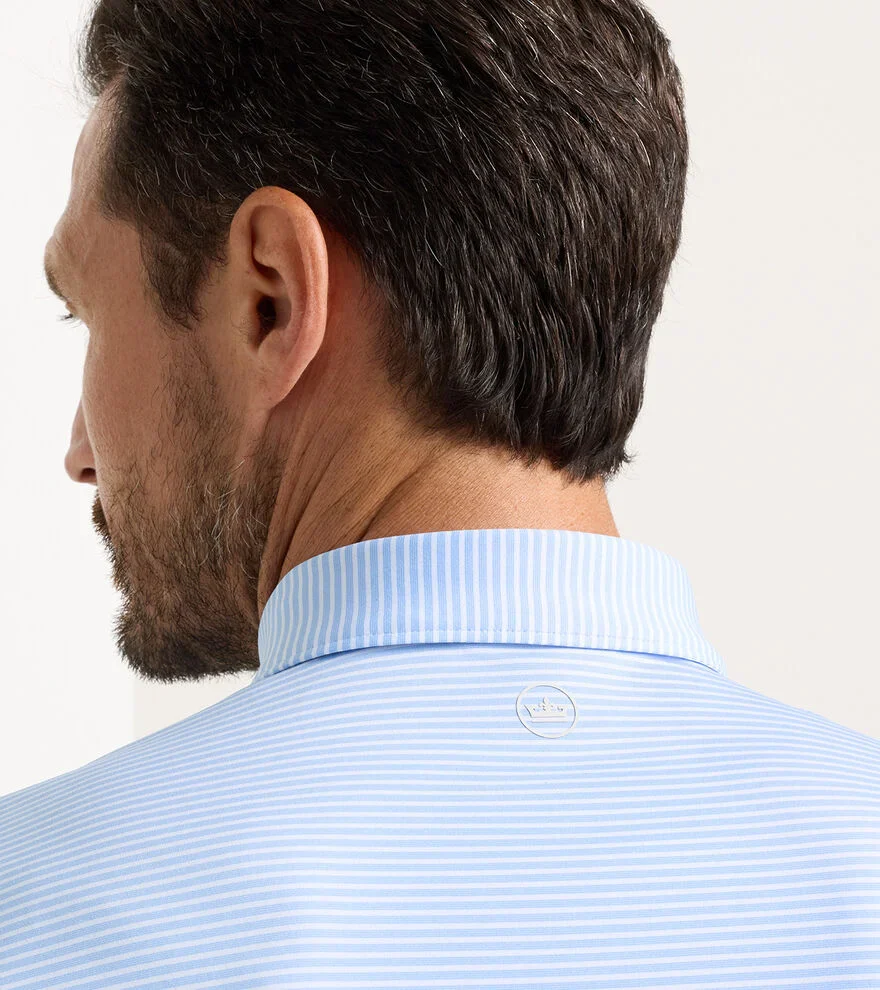 Bolt Performance Jersey Polo by Peter Millar - White - Image 4