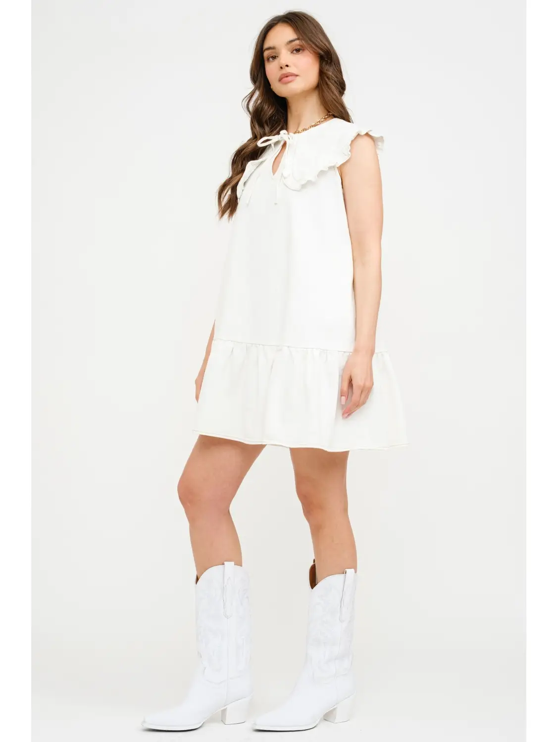 Cecilie Dress - Off White - Image 3
