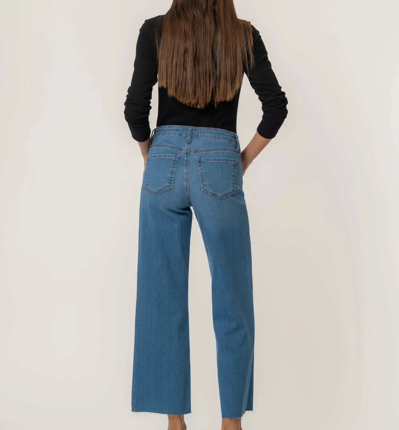 Charlotte High Rise Wide Leg - Soaring Medium Wash - Image 3