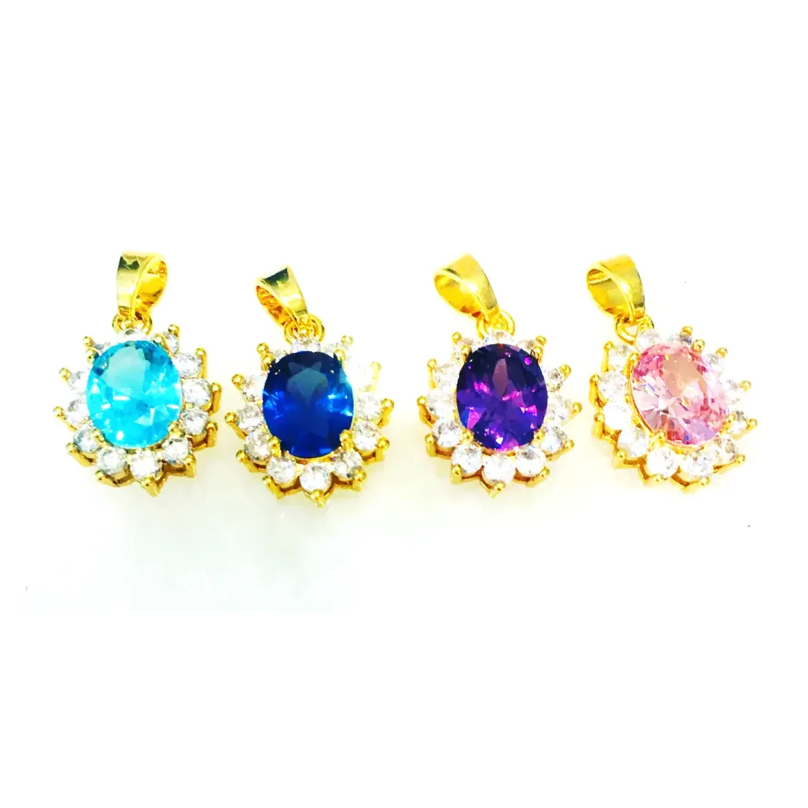 Charm Bar-Gemstones-Five Colors - Image 2