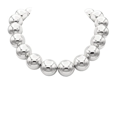 Chunky Ball 25mm Necklace - Two Colors - Image 2