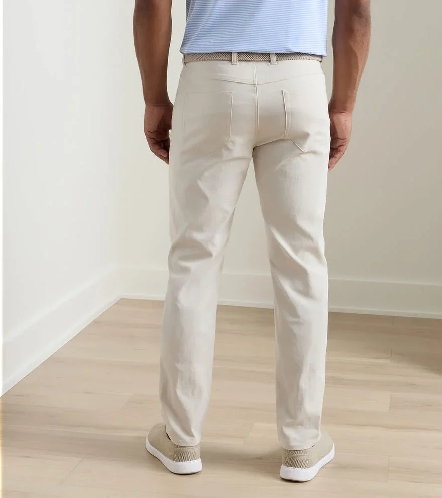 eb66 Performance Five Pocket Pant by Peter Millar - Stone - Image 3