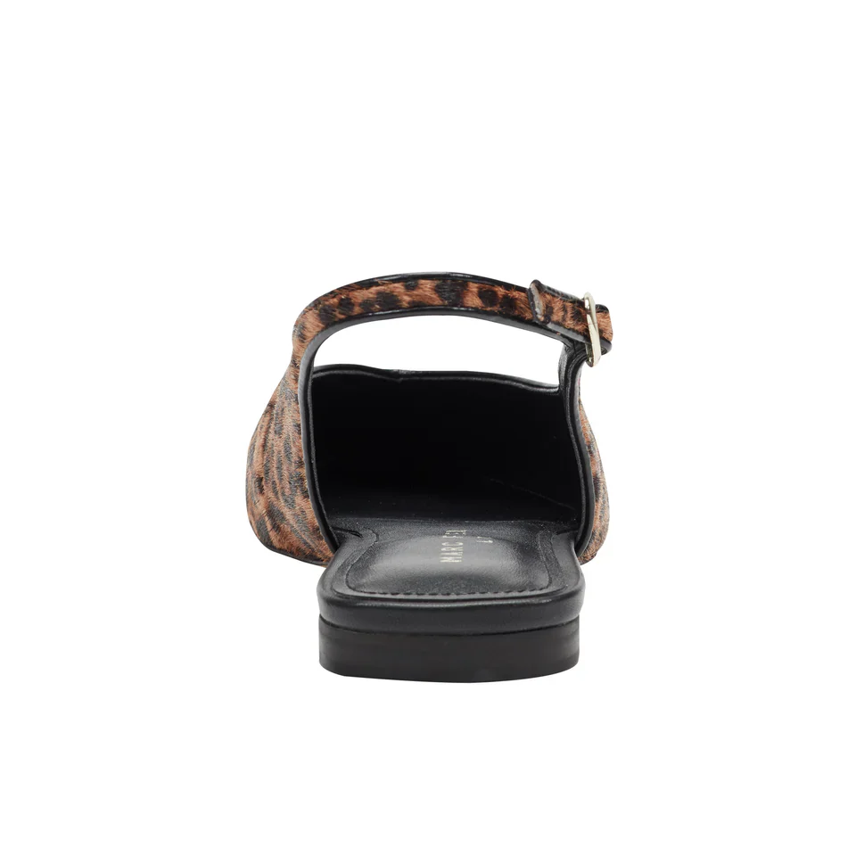 Gabra Slingback Flat - Leopard Print - Image 3