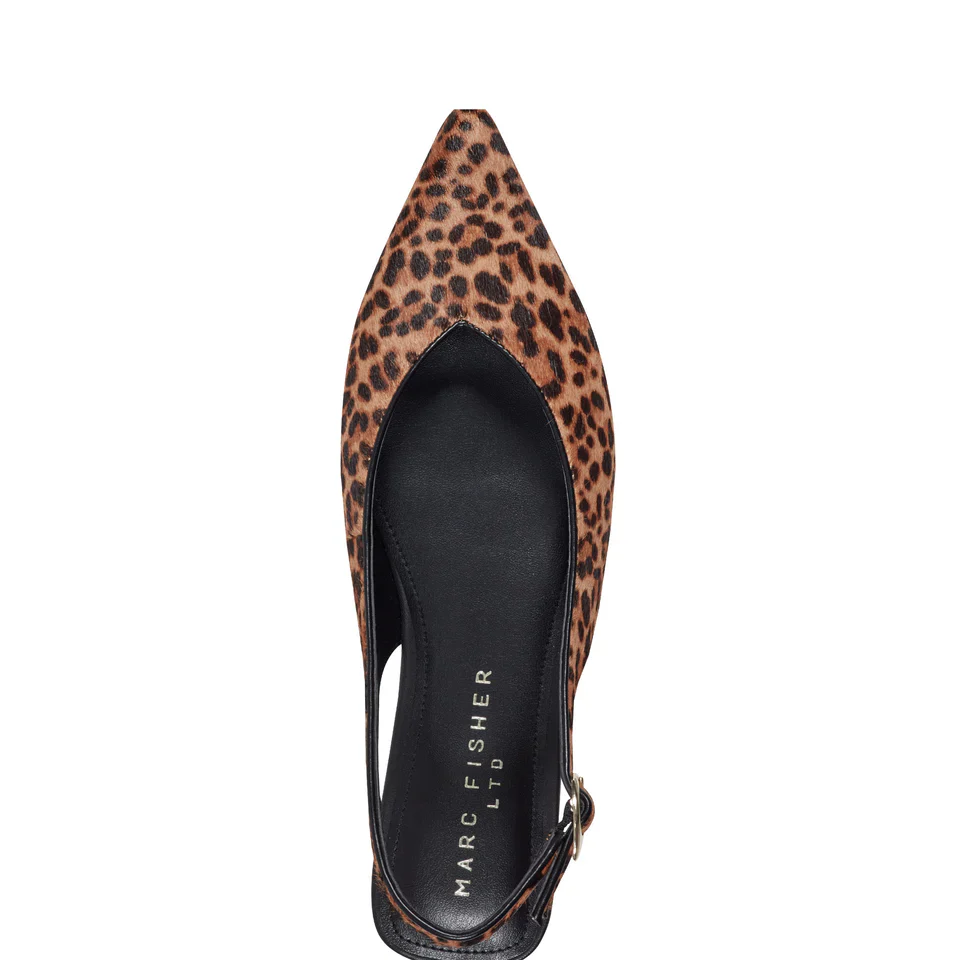 Gabra Slingback Flat - Leopard Print - Image 4