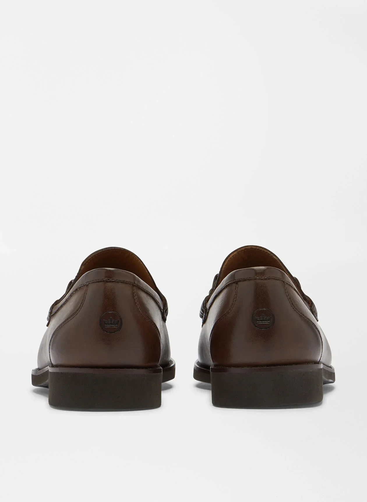 Leather Bit Loafer by Peter Millar - Brown - Image 3