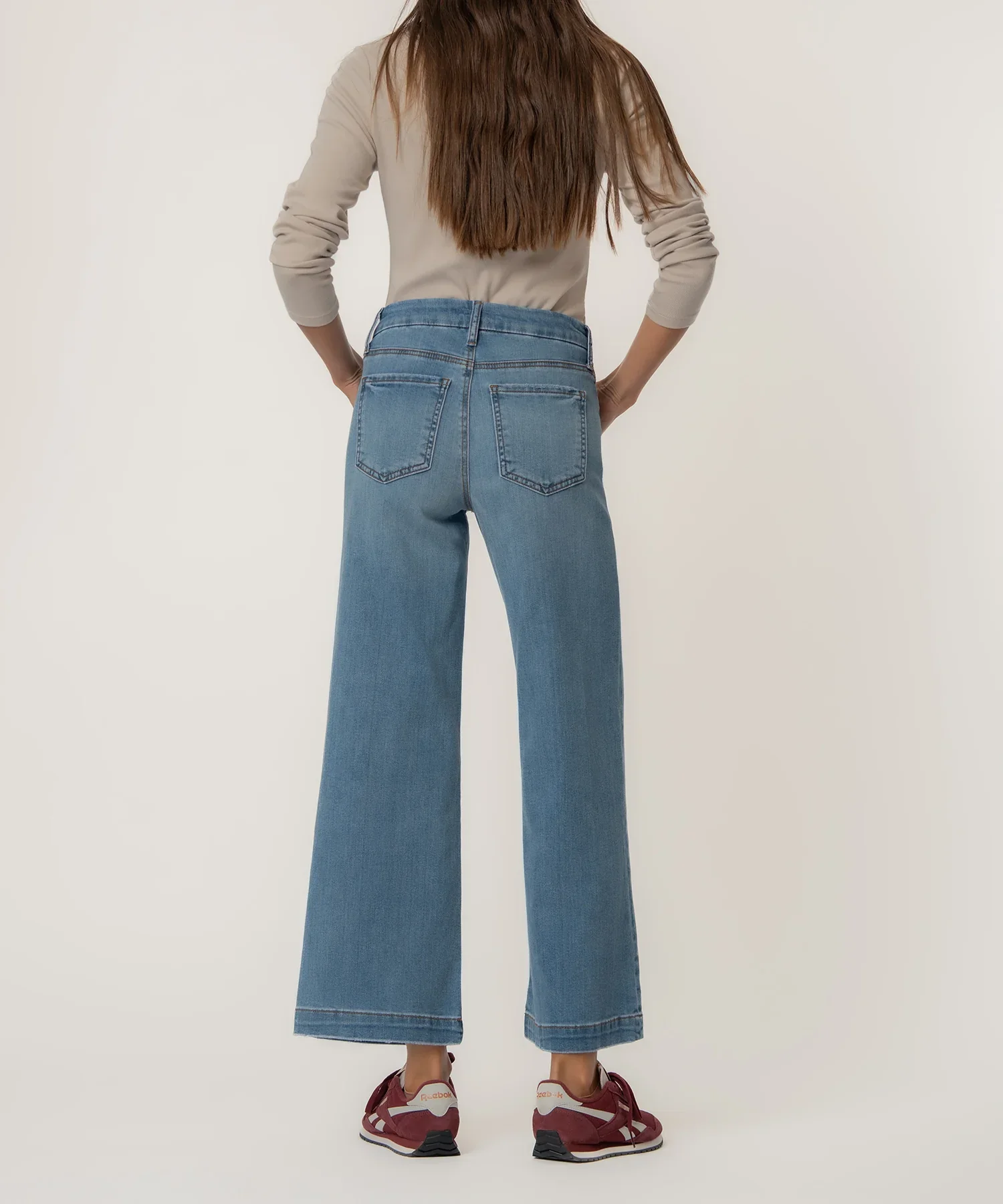 Meg High Rise Wide Leg - Totally Medium Wash - Image 2