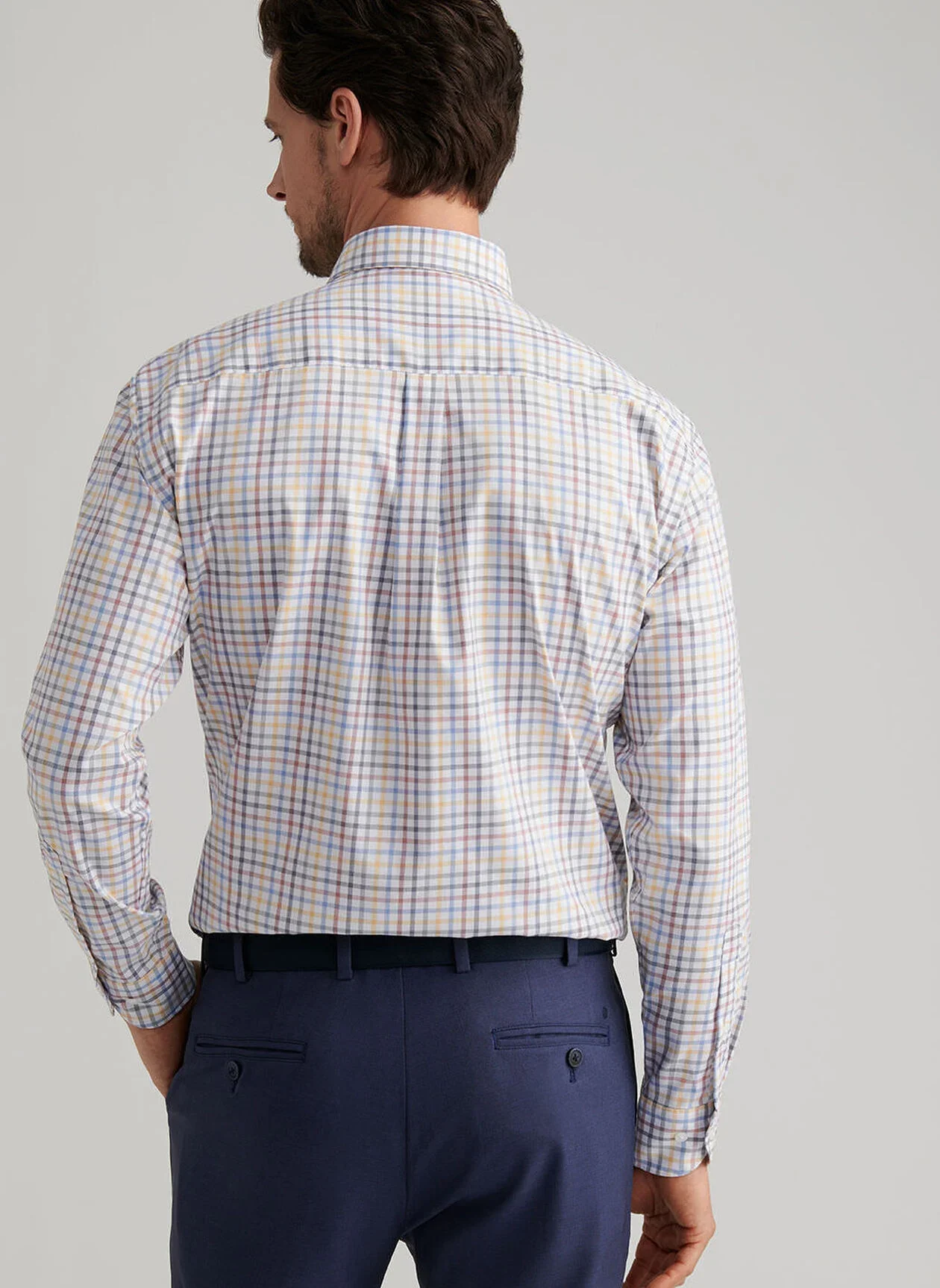 North Coast Crown Lite Cotton-Stretch Sport Shirt by Peter Millar - Evening Tide - Image 4
