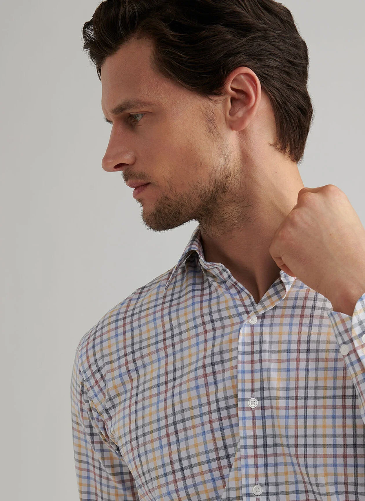North Coast Crown Lite Cotton-Stretch Sport Shirt by Peter Millar - Evening Tide - Image 5