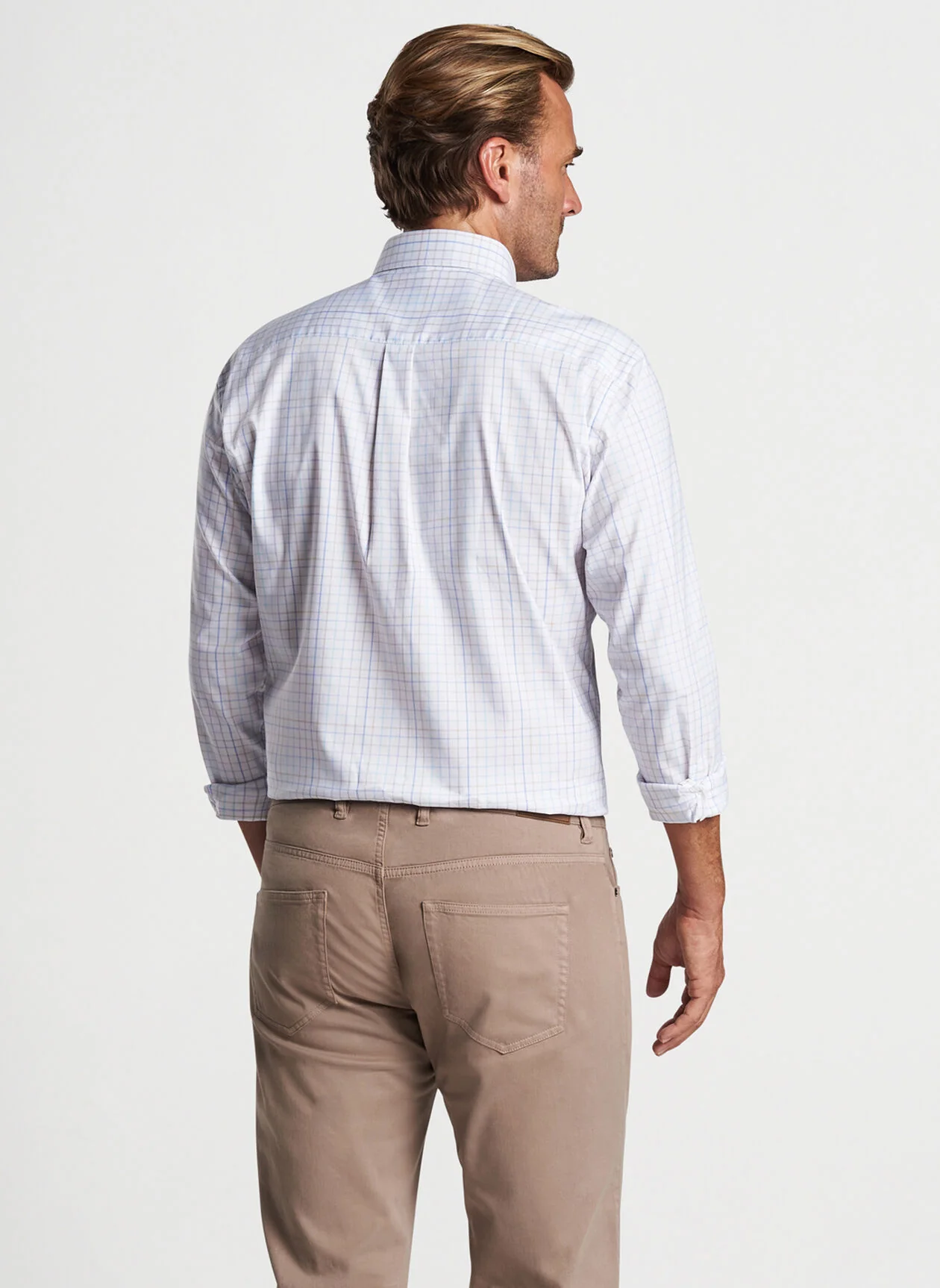Patten Crown Lite Cotton-Stretch Sport Shirt - White - Image 4