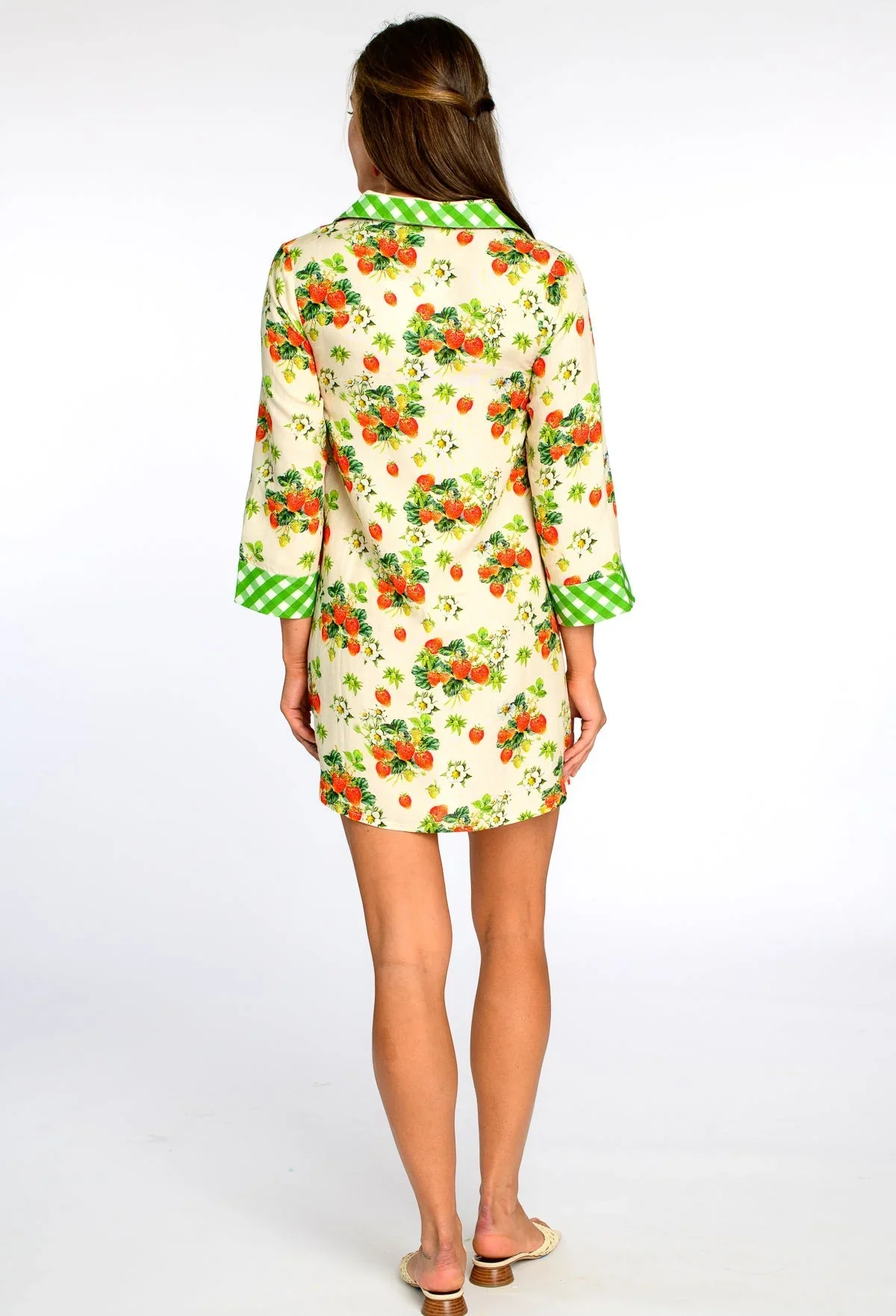 The Taylor Dress - Strawberry Garden - Image 2